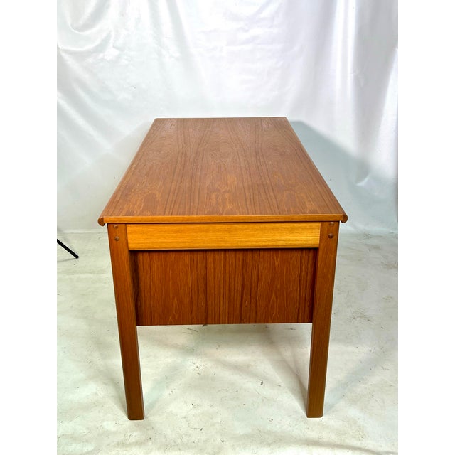 Mid-Century Modern Peter Lovig Danish Modern Teak Sliding Top Desk For Sale - Image 3 of 12