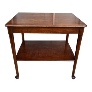 Vintage Barnard & Simonds Co. Solid Cherry End Table For Sale