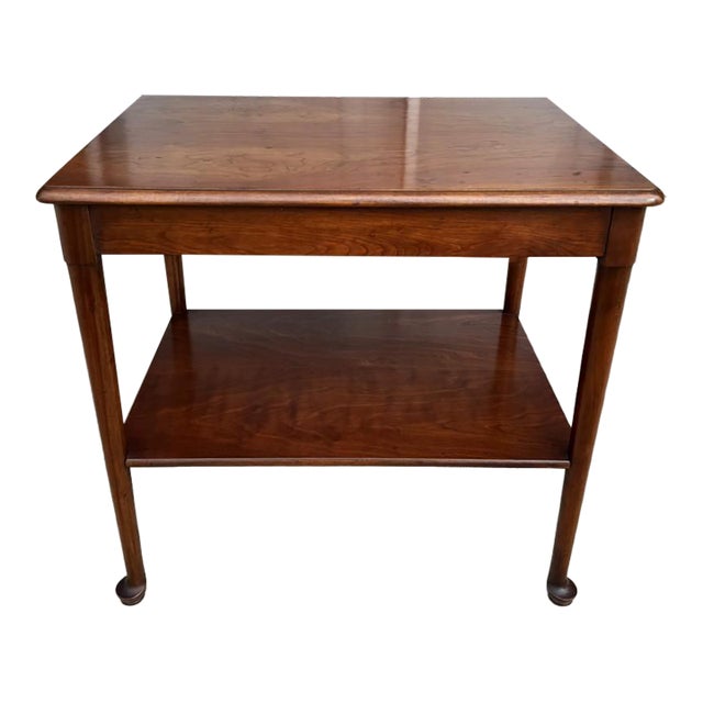 Vintage Barnard & Simonds Co. Solid Cherry End Table For Sale