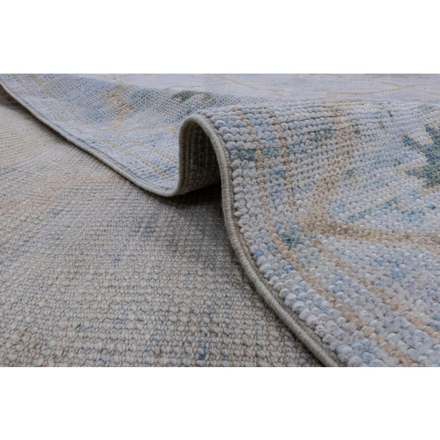 Textile Turkish Oushak Rug 4'2" x 6'5" For Sale - Image 7 of 8