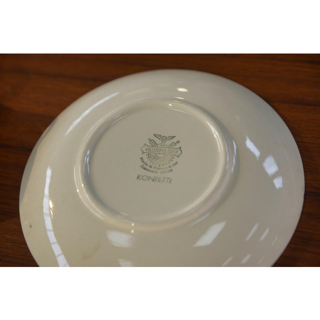 Konfetti Pattern Porcelain Dinner Service from Villeroy & Boch, 1950s, Set of 13 For Sale - Image 4 of 13