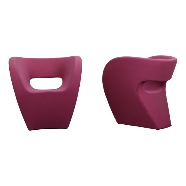 Victoria & Albert Armchairs by Ron Arad for Moroso, Italy, 2000s, Set of 2 For Sale