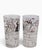 Glass Viintage Mid Century Modern Barware Recipe Drinking Glasses W/ Gull Poodle Monkey and Penguin - a Pair For Sale - Image 7 of 7