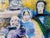 Pablo Picasso - Family portrait, 1966 Original 1966 hand-mounted color art print by Pablo Picasso (Cramer 134) This...