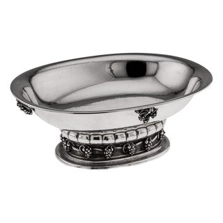 20th Century Danish Silver Grapevine Pattern Centrepiece from Georg Jensen For Sale