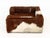 Cowhide Upholstered Dog Bed For Sale - Image 4 of 6