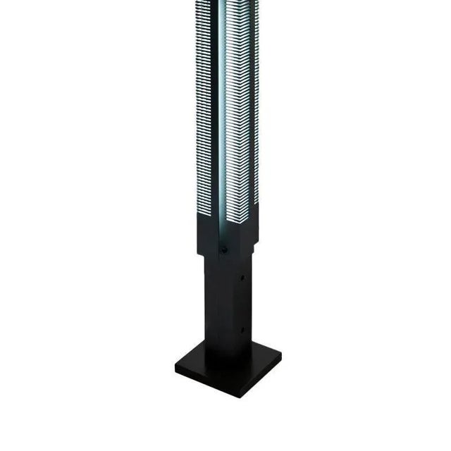 Black Mid-Century Modern Black Signal Column Floor Lamps by Serge Mouille, Set of 3 For Sale - Image 8 of 13