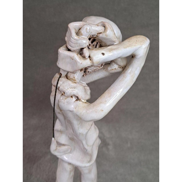 Ceramic Vintage 1980s Dino Bencini Golfer Italy Collectible Ceramic Figurine Signed For Sale - Image 7 of 12