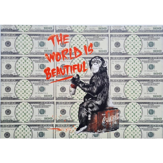 Paper Death Nyc - The World Is - Limited Edition With Certificate For Sale - Image 7 of 11