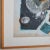 French Black + Blue Framed Abstract Painting, 1960s For Sale - Image 4 of 11