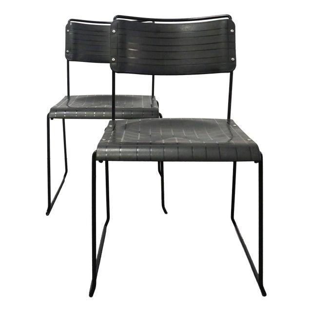 Vintage Italian Side Chairs from Spilimbergo, 1980s, Set of 2 For Sale