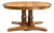 Mid-Century Walnut Pedestal Dining Table | Extendable Oval Table For Sale