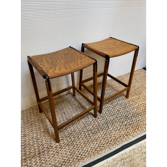 Fyrn DeHaro Counter Stools, Set of Four For Sale - Image 10 of 12