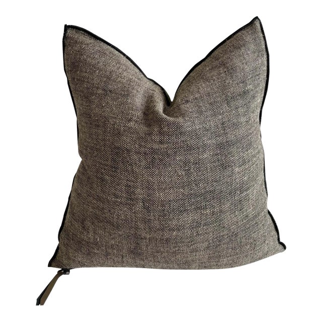 Rustique Chinee French Linen Accent Pillow For Sale