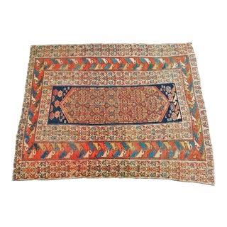 1900s Antique Persain Malayer Rug - 5'x 6'5" For Sale