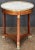Traditional French Marble-Top Round Table or Guéridon in the Empire Style For Sale - Image 3 of 11