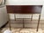 Modern Mitchell Gold + Bob Williams Allure Mid-Century Walnut and Brass Side Table For Sale - Image 3 of 7