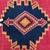 Burgundy Vintage Handwoven Kilim Runner With Triple Medallion Design For Sale - Image 8 of 12