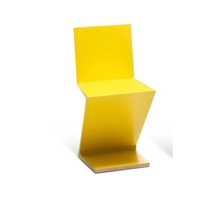 Not Yet Made - Made To Order Zig Zag Chair by Gerrit Thomas Rietveld for Cassina, Set of 3 For Sale - Image 5 of 14