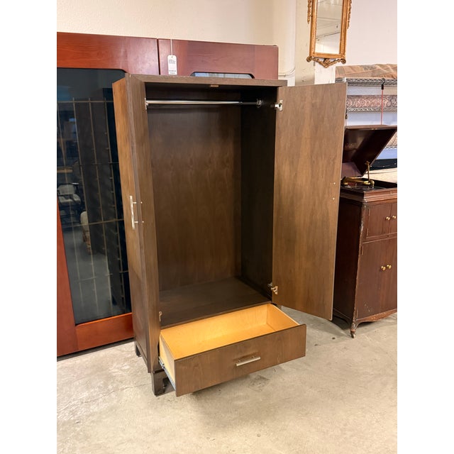 Early 21st Century Bespoke Modern Wardrobe Armoire For Sale - Image 5 of 12