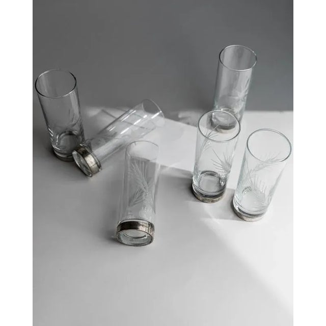 Vintage Italian Drinking Glasses, 1960s, Set of 6 For Sale - Image 6 of 11