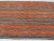 Vintage Orange Striped Turkish Kilim Rug - 6′7″ × 11′6″ For Sale - Image 4 of 6