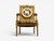 Ebony Louis Xvi, French Arm Chair, Versace Fabric, Giltwood, France, 1960s For Sale - Image 8 of 17
