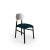 Set of 4, bokken upholstered chair, black & silver, ottanio by colé italia with bellavista/piccini dimensions: h 81.7 d 49...
