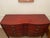 Beautiful, timeless midcentury (circa 1940s/1950s) gorgeous rich mahogany curved bowfront double dresser manufactured by...