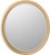 Transitional Thomas O'Brien for Visual Comfort Signature Tricia 30" Illuminated Round Mirror in Matte White and Gild For Sale - Image 3 of 10