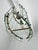 Metal Murano Glass and Brass Pendant Light in the style of Fontana Arte, 1950s For Sale - Image 7 of 9