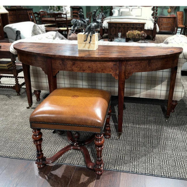 Georgian Bowfront Console Table For Sale - Image 9 of 9