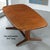 Wood Expanding Danish Teak Oval Trestle Leg Dining Table by Rasmus For Sale - Image 7 of 17