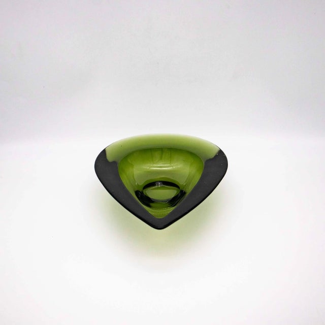 Mid-Century Japanese Crystal Glass Bowl by Denji Takeuchi for Sasaki Crystal, 1963 For Sale - Image 6 of 7