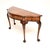 Large Antique Queen Anne Style Figured Walnut Console Table, 1900 For Sale - Image 4 of 11