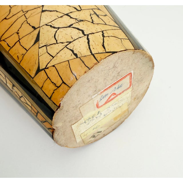 Art Deco Revival Tessellated Vase For Sale - Image 11 of 11