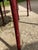 Burgundy Fabric and Metal Bistro Chair, 1990 For Sale - Image 13 of 18
