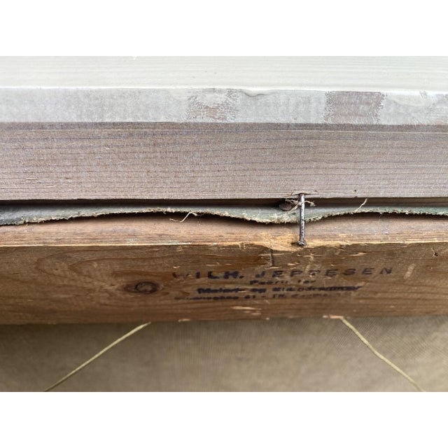 Continental School Artist, Flowers in Vase, Oil on Canvas, 1950s, Framed For Sale - Image 17 of 18