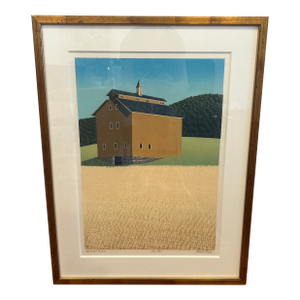 Late 20th Century Original Sabra Field Signed Limited Edition Artist’s Proof Lithograph “Monitor Barn”