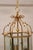 Gilt Metal and Glass Lanterns, 1990s, Set of 2 For Sale - Image 3 of 15