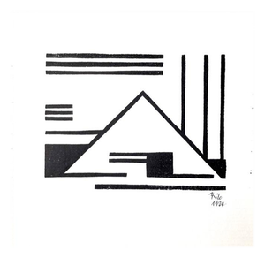Thilo Maatsch, Untitled, 1924, Woodcut