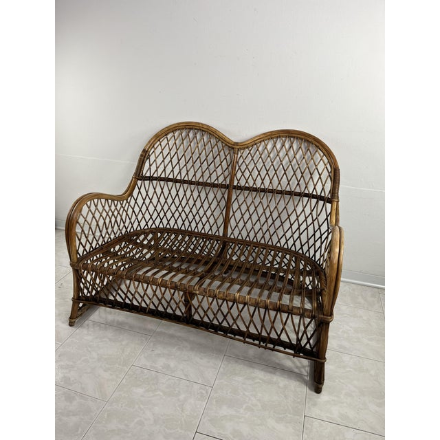 Mid-Century Bamboo Sofa, 1960s For Sale - Image 10 of 10