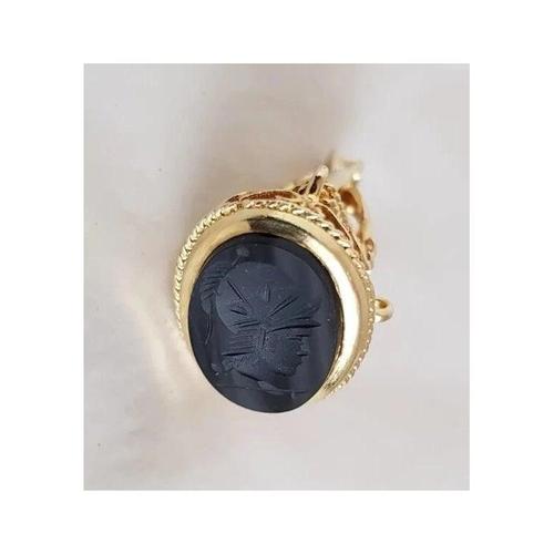 Vintage Gold and Black Onyx Novelty Seal Charm by Slade & Kempton, London, 1967 For Sale - Image 14 of 16