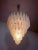 Large Italian Murano Chandelier with 52 Glass Petals Drop, 1970s, Set of 2 For Sale - Image 9 of 12