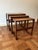 Beautiful set of three teak nesting tables by G-Plan, United Kingdom, 1950s-1960s. Very good condition. The label is still...