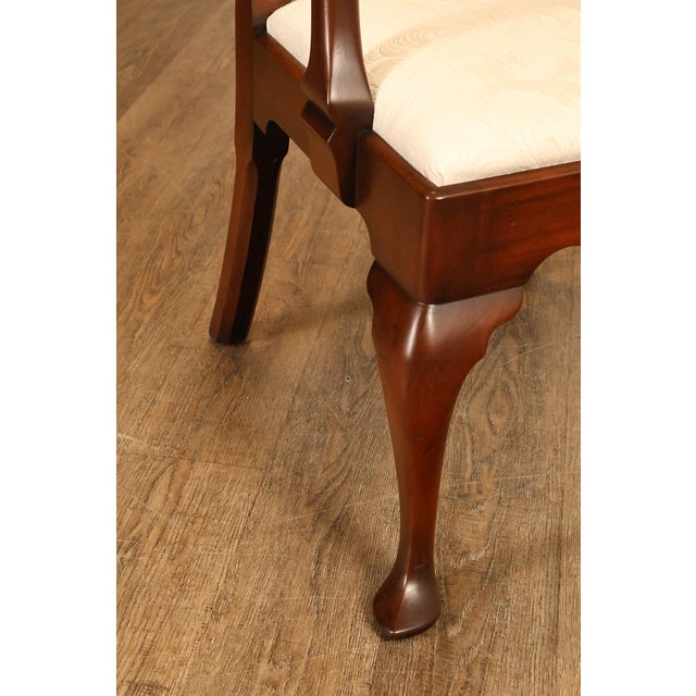 Kittinger Colonial Williamsburg Pair of Mahogany Armchairs CW 151 For Sale - Image 11 of 18