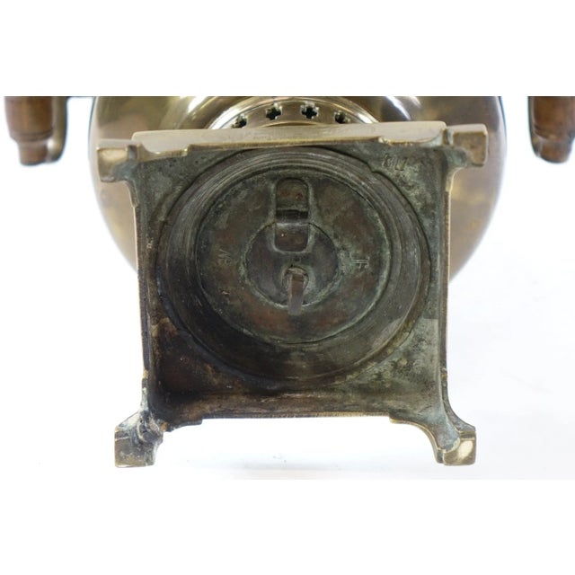 Antique Brass Russian Samovar 19th Century With Stamps 5 For Sale - Image 6 of 6