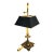 Vintage Chapman Brass Bouillotte Lamp With Black Tole Shade For Sale