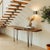 Handcrafted Live Edge Black Walnut Console Table With Hairpin Legs For Sale - Image 10 of 12