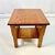1990s Vintage Arts & Crafts Mission Oak Slatted Side Table, After Stickley. For Sale - Image 9 of 12